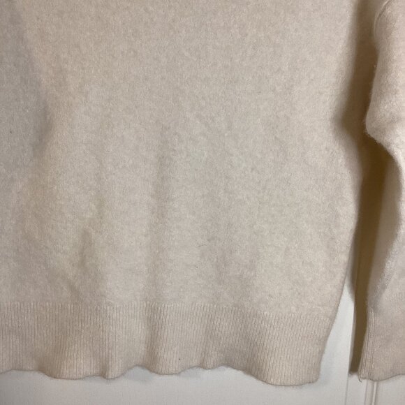 Babaton Women's Cashmere Cropped Knit Turtleneck Sweater Size S Super Soft Warm - Picture 6 of 9